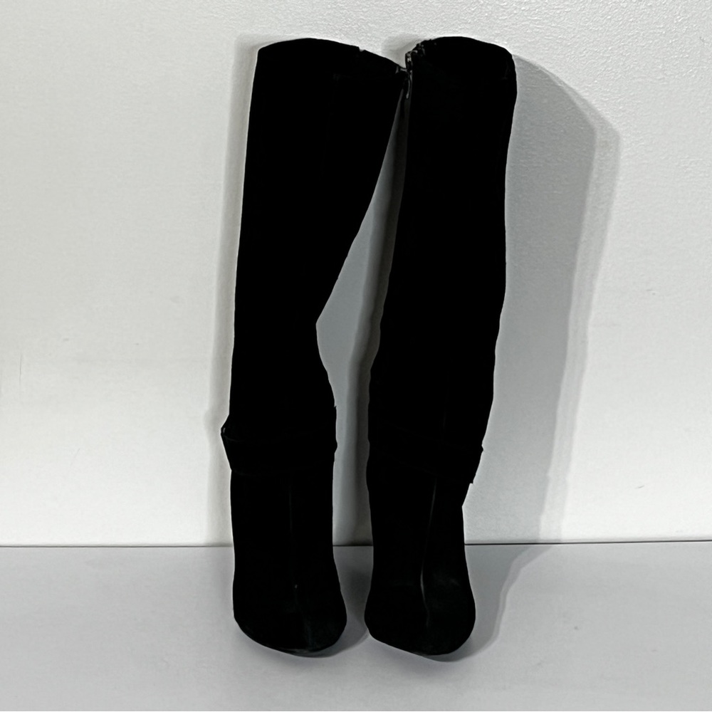 BCBG Generation Black Suede Boots